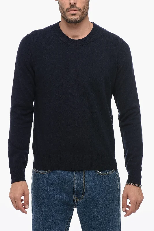 Men's basketball sweater-Maison Margiela MM4 Cashmere Sweater with Cuffs