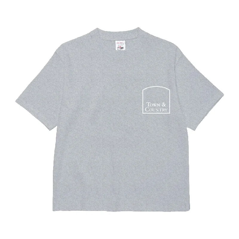 Men's everyday wear t-shirt-Town & Country T-shirt - Heather Grey