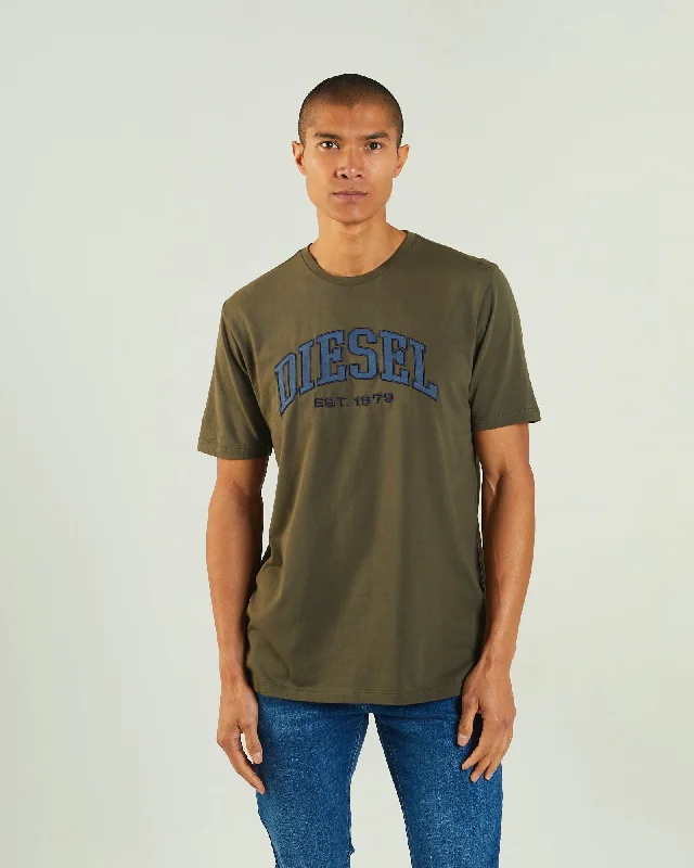 Men's smart technology t-shirt-Ronnie Tee Combat Green