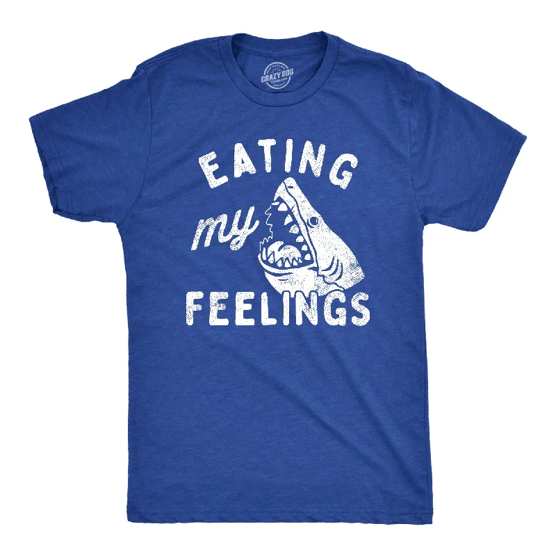 Men's quick-wicking t-shirt-Eating My Feelings Men's T Shirt