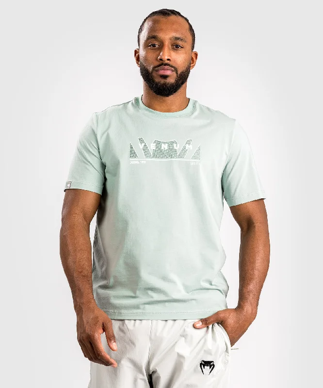 Men's recycled material t-shirt-Venum Snake Print T-Shirt - Aqua Green