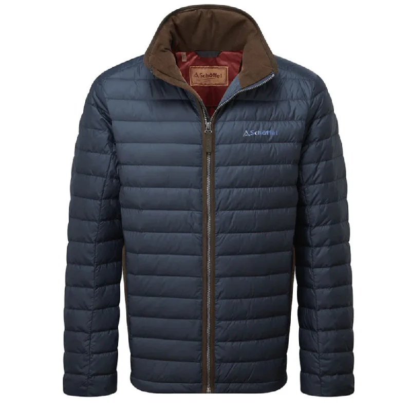 Men's tech-fabric bomber jacket-Schoffel Mens Hallaton Down Jacket