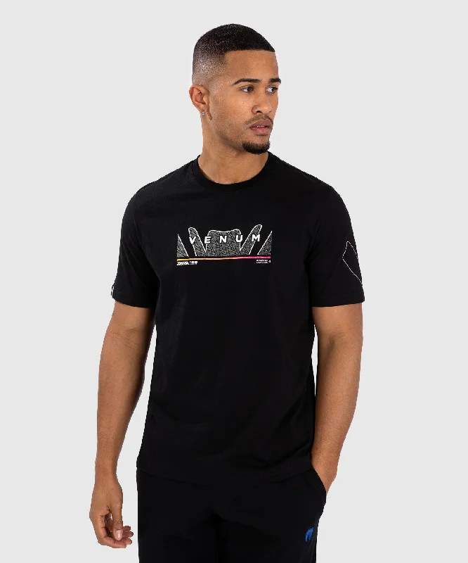 Men's classic style t-shirt-Venum Snake Print T-Shirt - Black