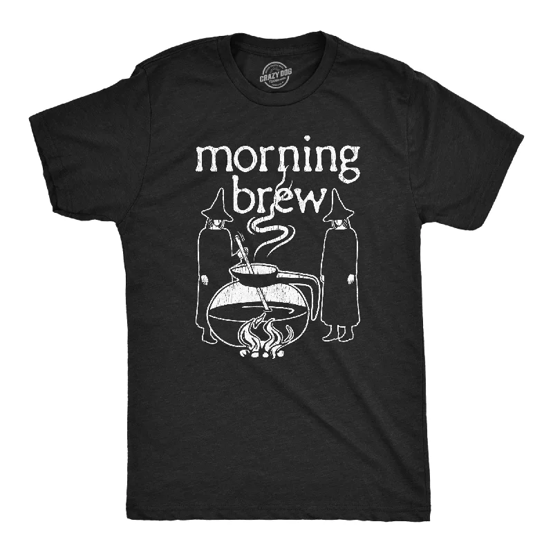 Men's everyday wear t-shirt-Morning Brew Men's T Shirt