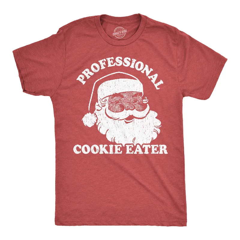 Men's recycled material t-shirt-Professional Cookie Eater Men's T Shirt