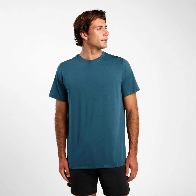 Men's tailored fit t-shirt-Men's Movement Tee | Ocean