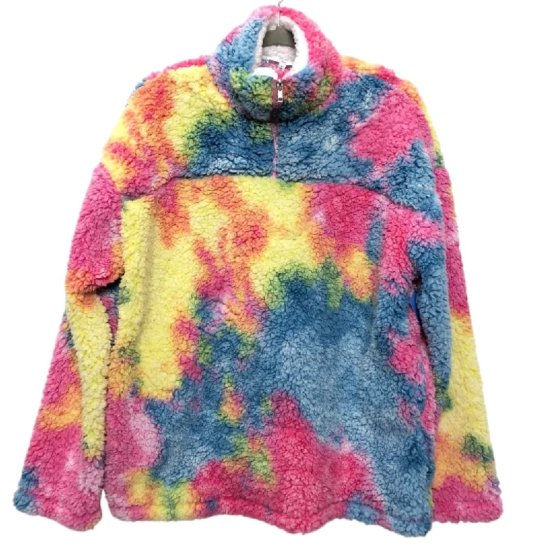 Men's summer field jacket-Jacket Fleece By Peach Love Cream California In Multi-colored, Size: L