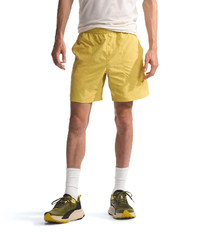 Men's wrinkle-resistant beach shorts-Men's Pull-On Adventure Short - Yellow Silt