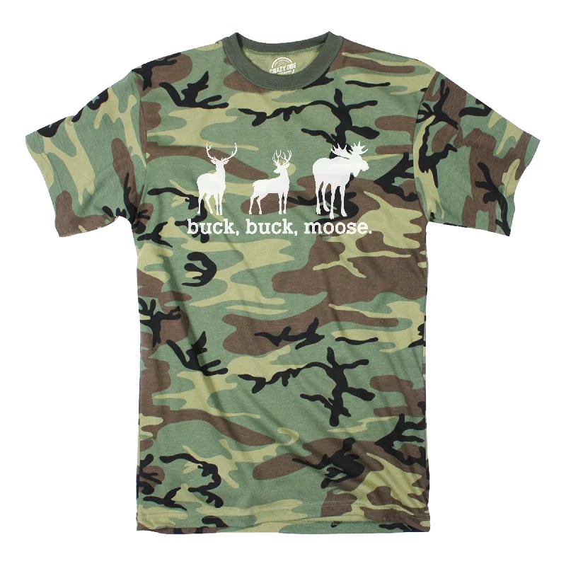 Men's smart technology t-shirt-Buck Buck Moose Men's T Shirt