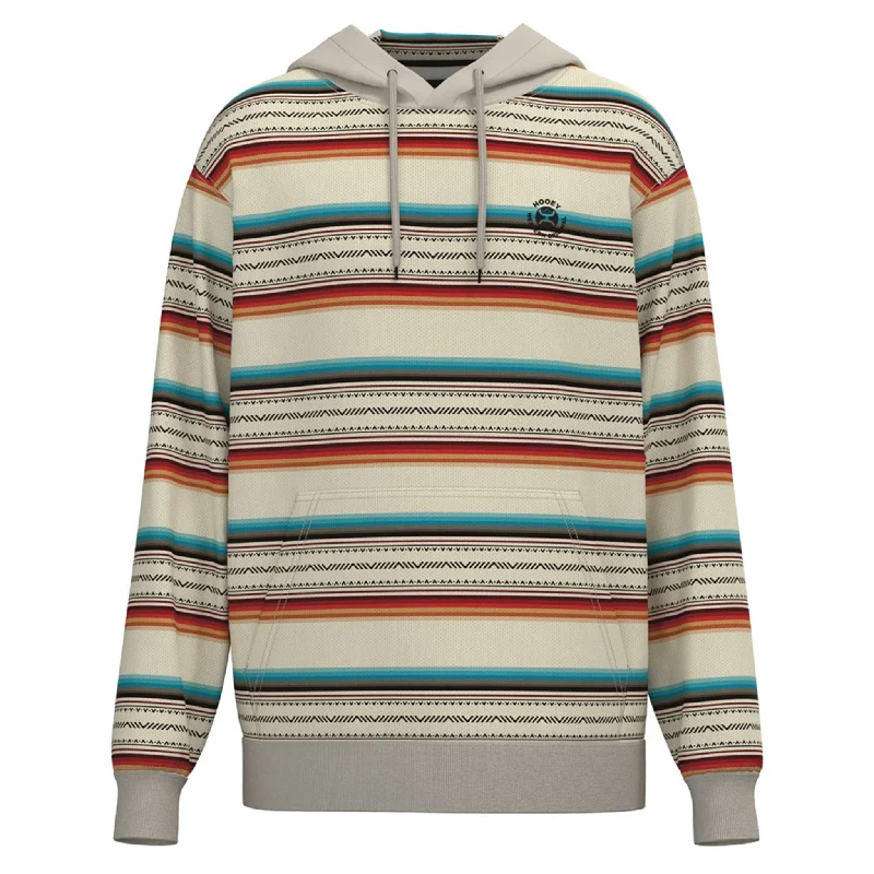 Men's quick-dry travel hoodie-Hooey Men's Mesa Serape Hoodie