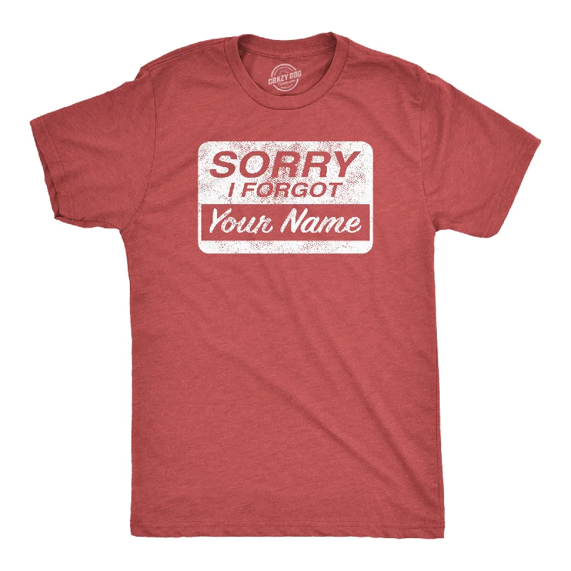 Men's yoga t-shirt-Sorry I Forgot Your Name Men's T Shirt