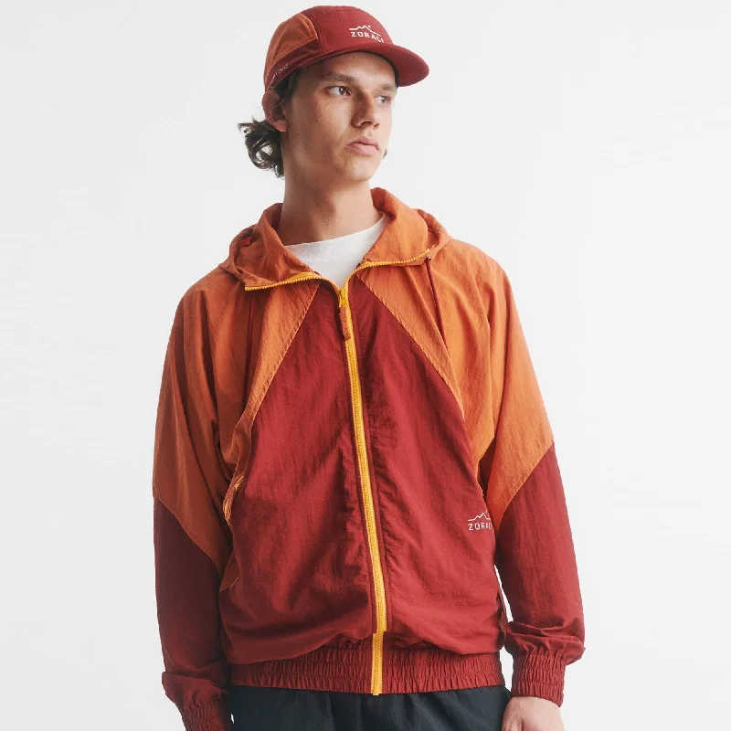 Men's performance rain jacket-Mens Retro Shell Jacket Hillier Salt