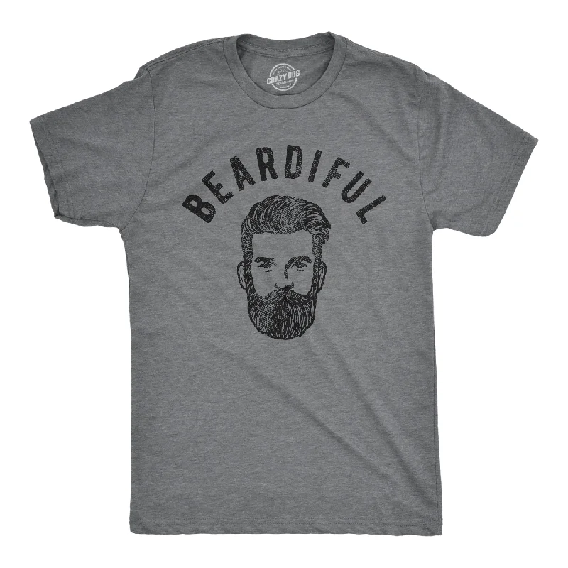 Men's double-layer t-shirt-Beardiful Men's T Shirt