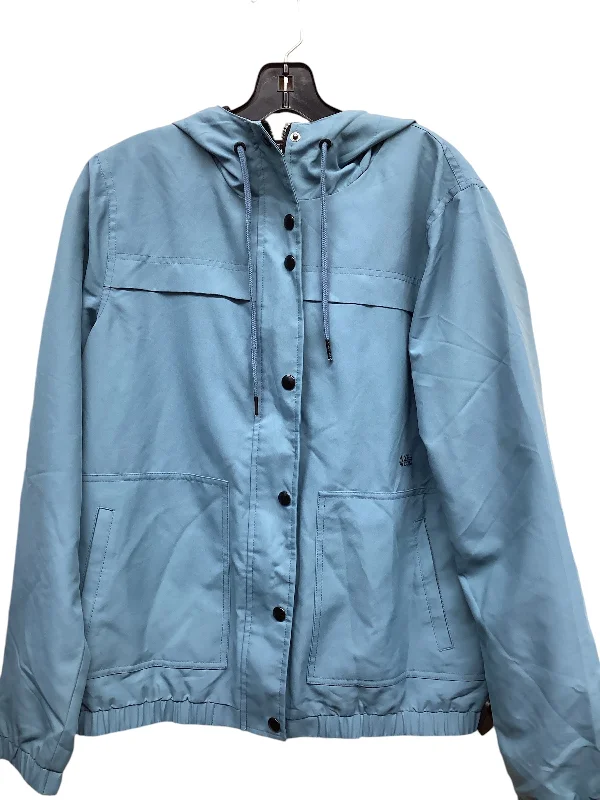 Men's fashionable bomber jacket-Jacket Other By Clothes Mentor In Blue, Size: S