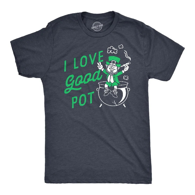 Men's innovative fabric t-shirt-I Love Good Pot Men's T Shirt