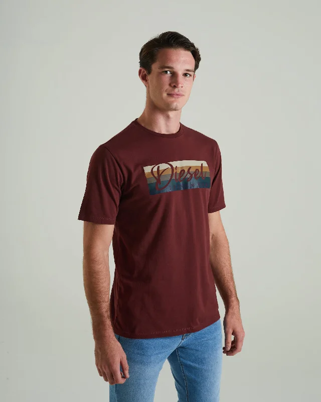 Men's cozy fit t-shirt-Patricio Tee Vineyard