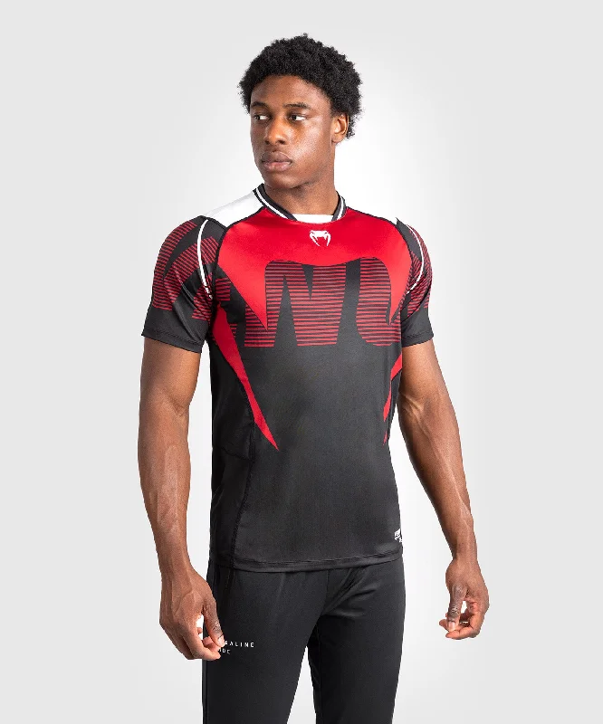 Men's versatile wear t-shirt-Venum Adrenaline Men's Dry-tech T-shirt - Red