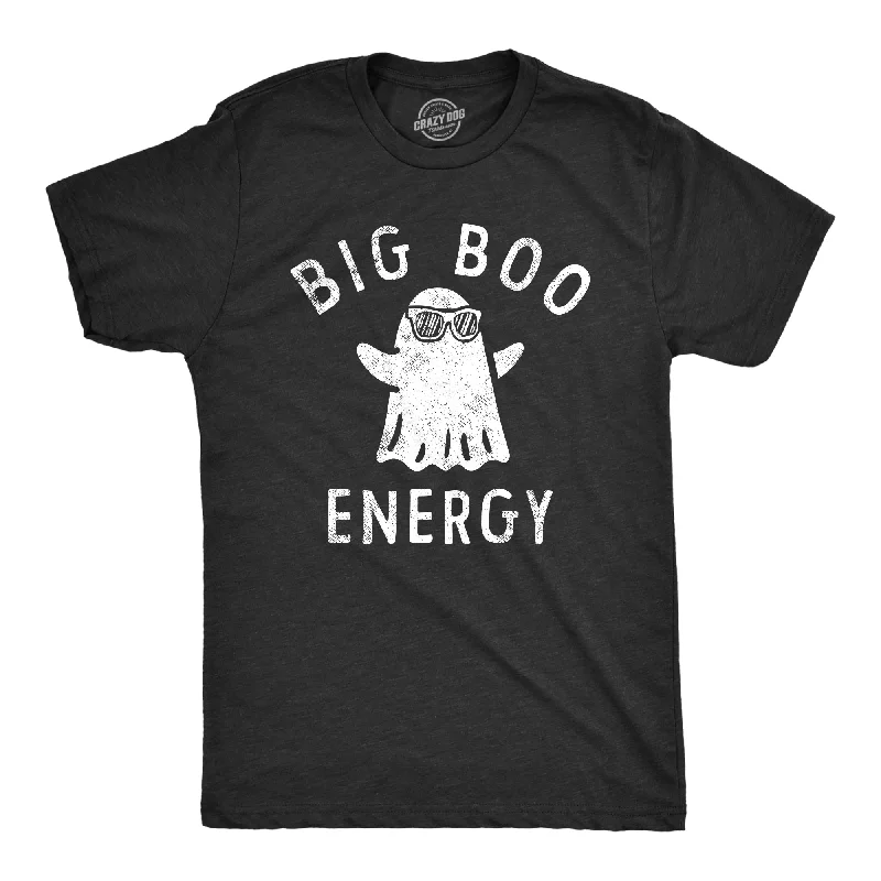 Men's wrinkle-resistant casual t-shirt-Big Boo Energy Men's T Shirt