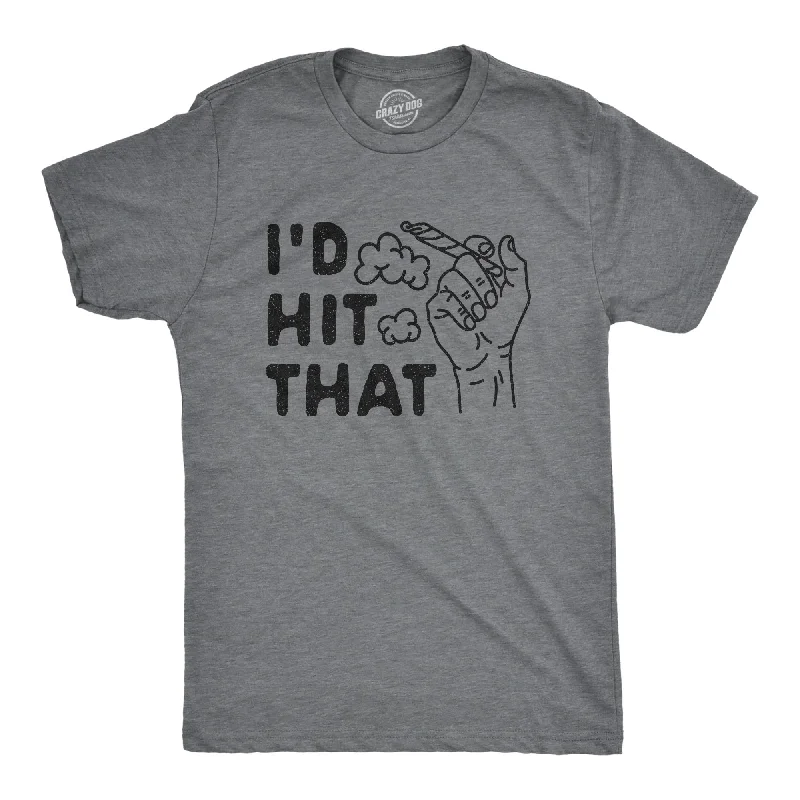 Men's ultra-breathable t-shirt-I'd Hit That Men's T Shirt