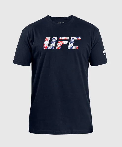 Men's smart technology t-shirt-Men's UFC Unrivaled by Venum Navy Max Holloway T-Shirt