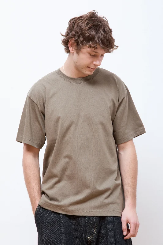 Men's cozy fit t-shirt-Norse Standard Heavy Loose T-shirt Sediment Green