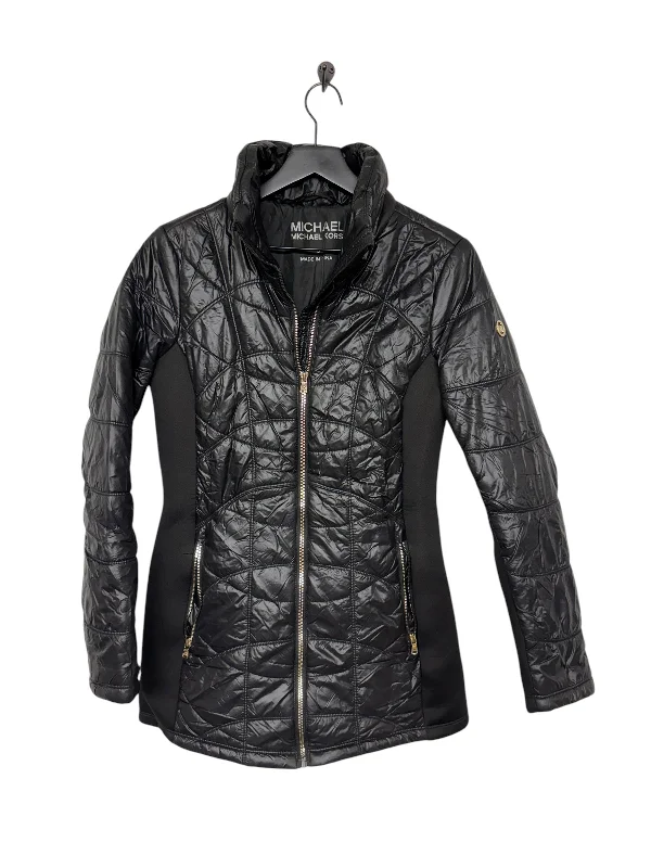 Men's relaxed fit rain jacket-Jacket Puffer & Quilted By Michael By Michael Kors In Black, Size: S