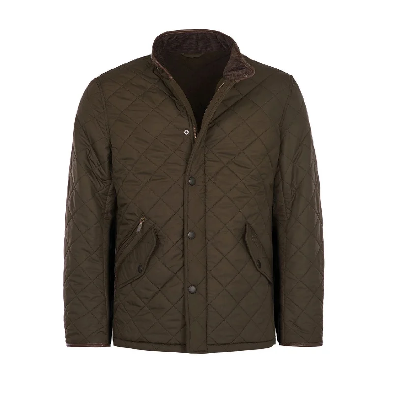 Men's relaxed fit parka-Barbour Mens Powell Quilt Jacket