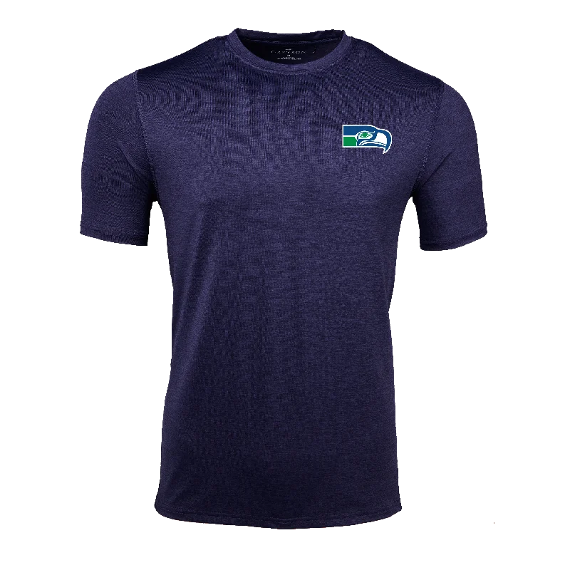 Men's double-layer t-shirt-Seattle Seahawks Guide Short Sleeve Tee