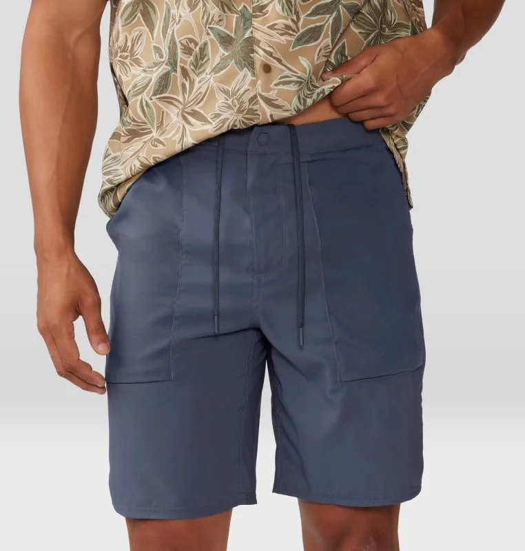 Men's modern swim shorts-Men's Trail Sender Short - Blue Slate/Dark Storm