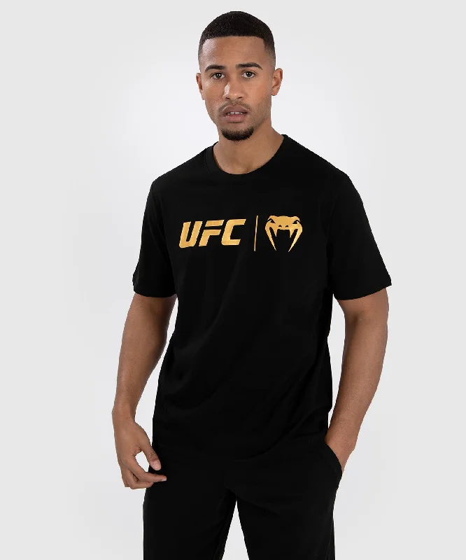 Men's smart technology t-shirt-UFC Venum Classic  T-Shirt - Black/Gold