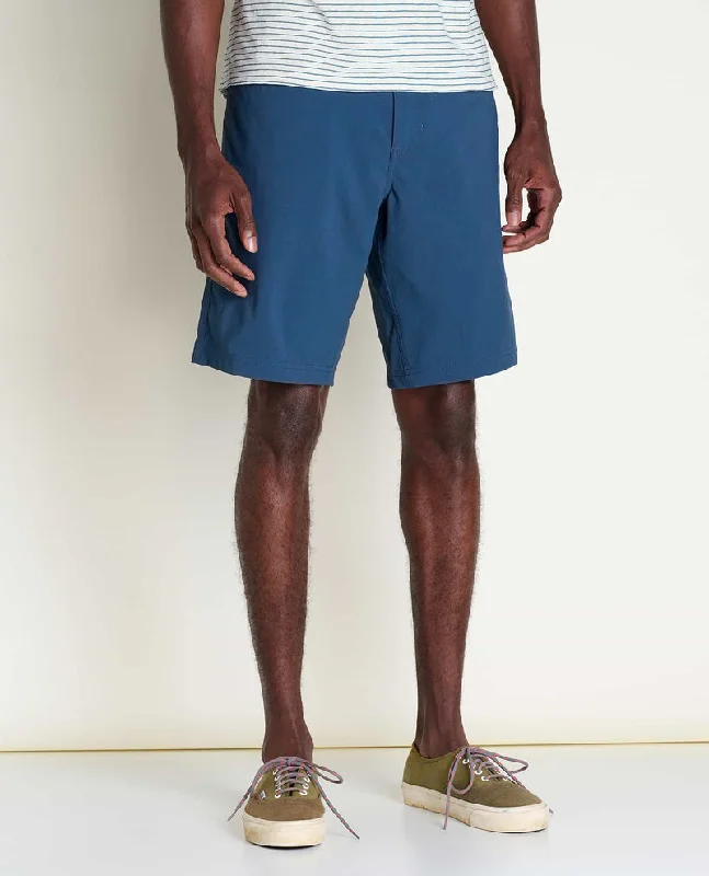 Men's wrinkle-free hiking shorts-Men's Rover II Canvas Short - Midnight