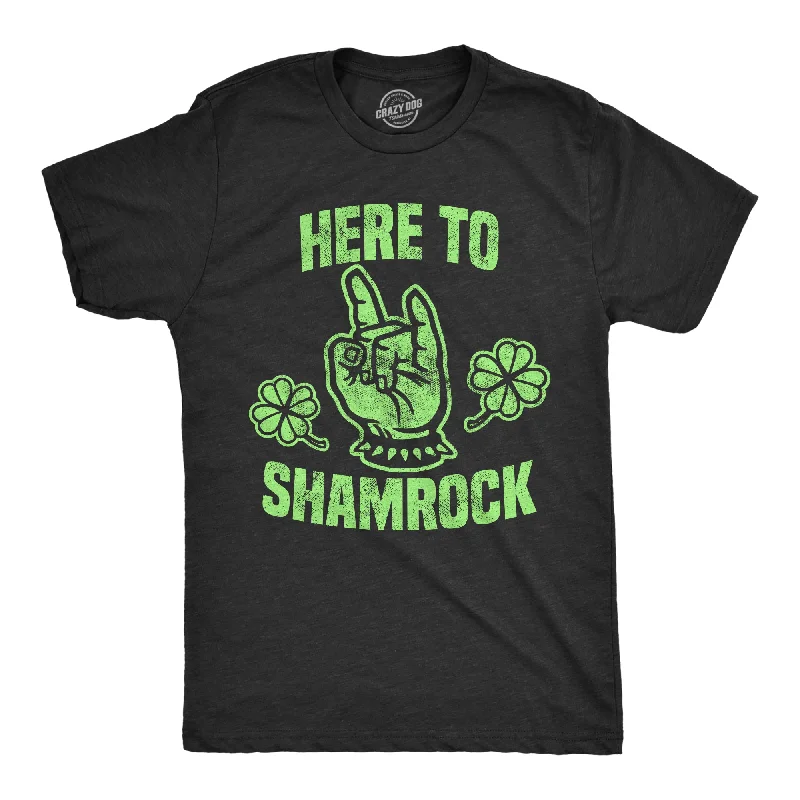 Men's anti-odor t-shirt-Here To Shamrock Men's T Shirt