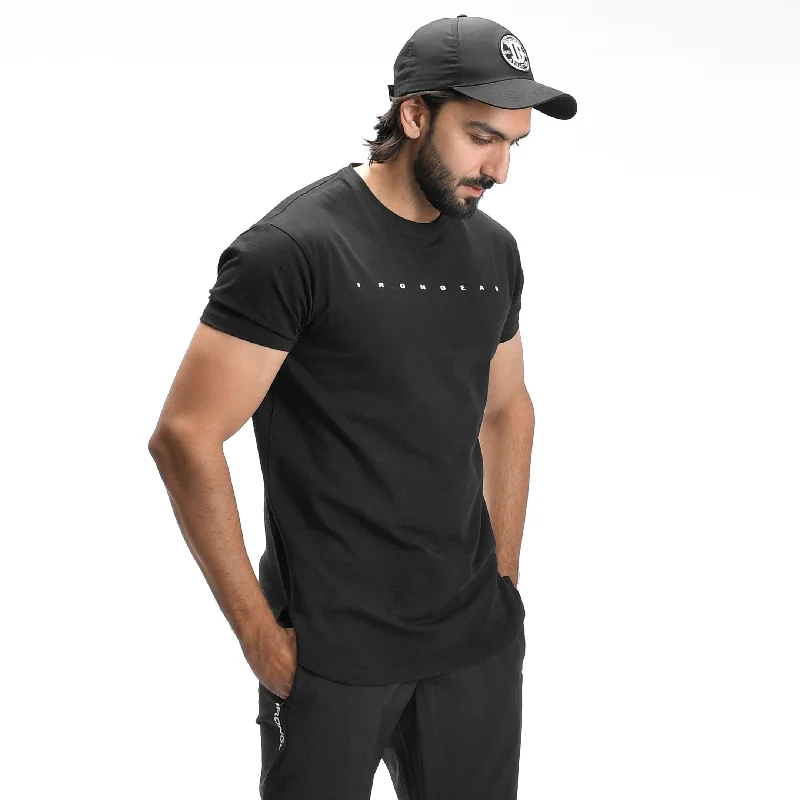 Men's innovative fabric t-shirt-Prime Scoop Hem Tee