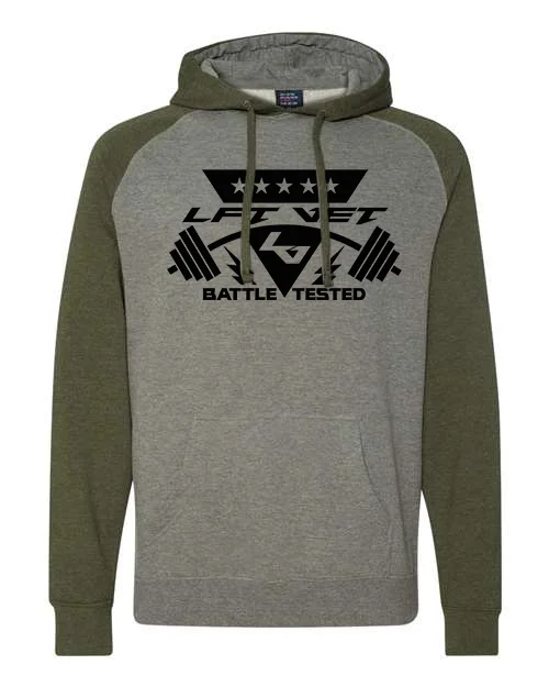 Men's fashion-forward gym hoodie-Battle LV Bar Hoodie