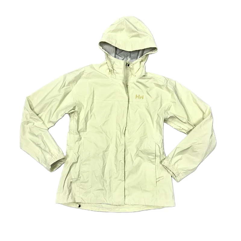 Men's sporty raincoat-Jacket Windbreaker By Helly Hansen In Yellow, Size: S