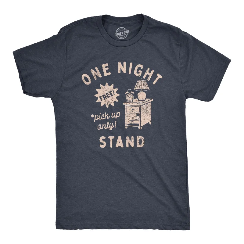 Men's high-neck t-shirt-One Night Stand Men's T Shirt