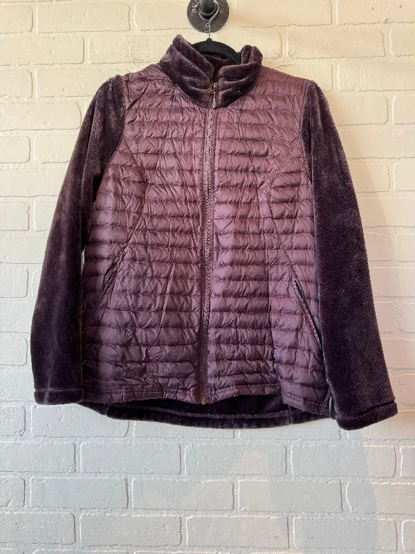 Men's sustainable raincoat-Jacket Puffer & Quilted By 32 Degrees In Purple, Size: L