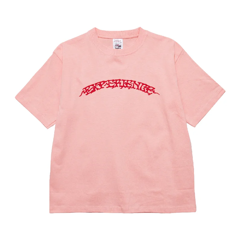 Men's sporty look t-shirt-Experience - Salmon