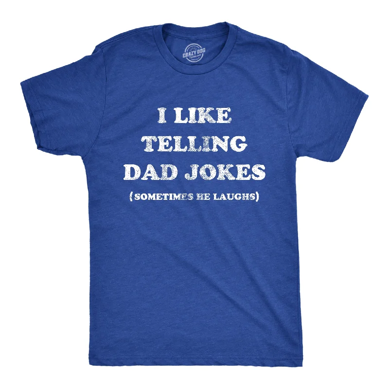 Men's yoga t-shirt-I Like Telling Dad Jokes Men's T Shirt