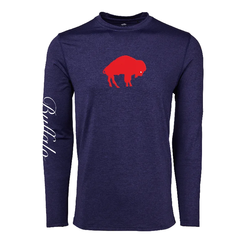 Men's tailored fit t-shirt-Buffalo Bills Guide Long Sleeve Tee