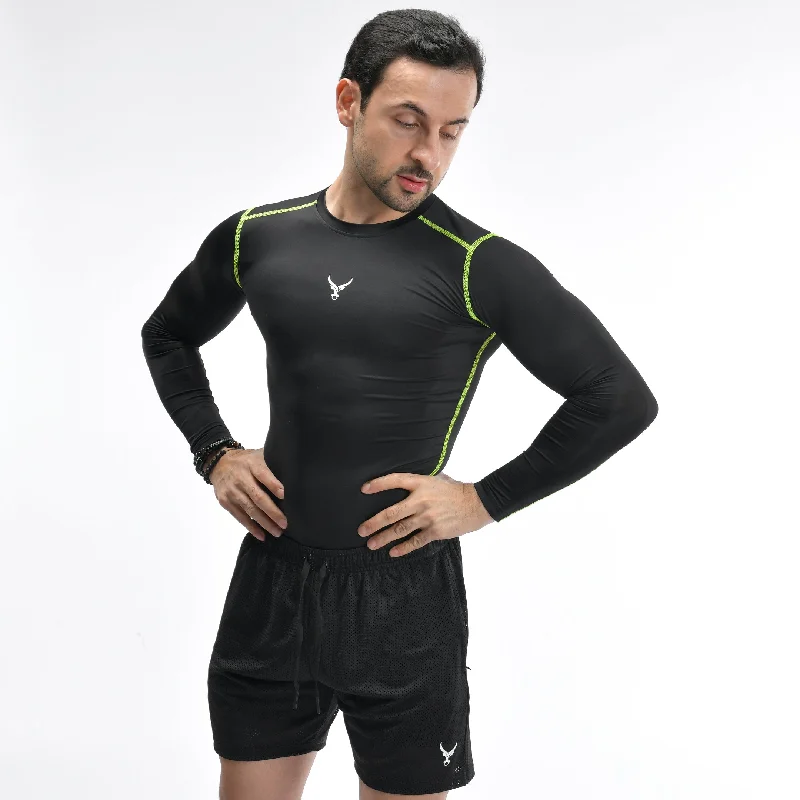 Men's everyday wear t-shirt-Striker Compression Shirt