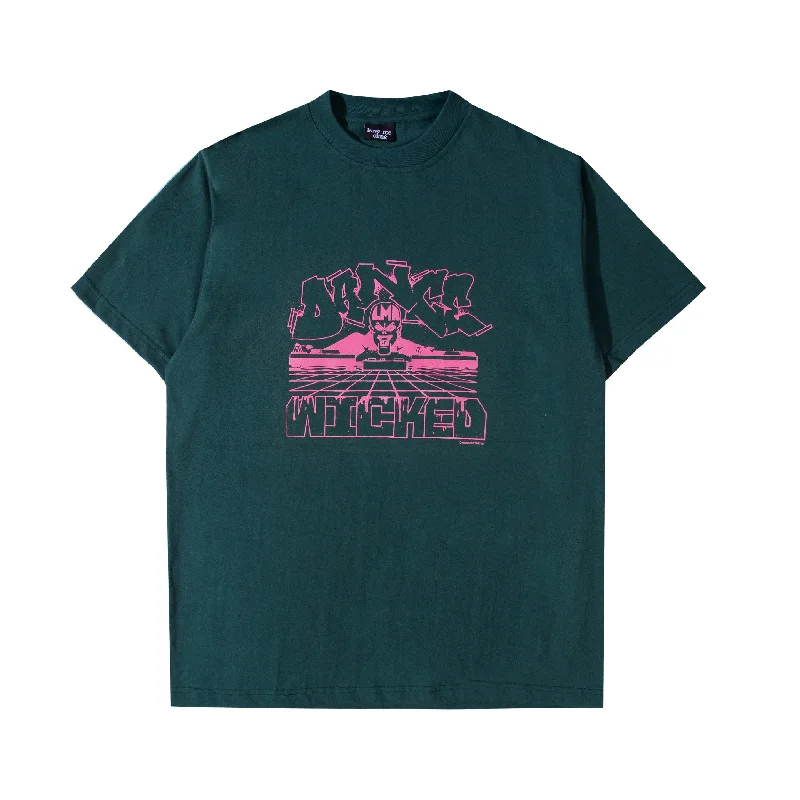 Men's earthy tones t-shirt-Dance Wicked - Green