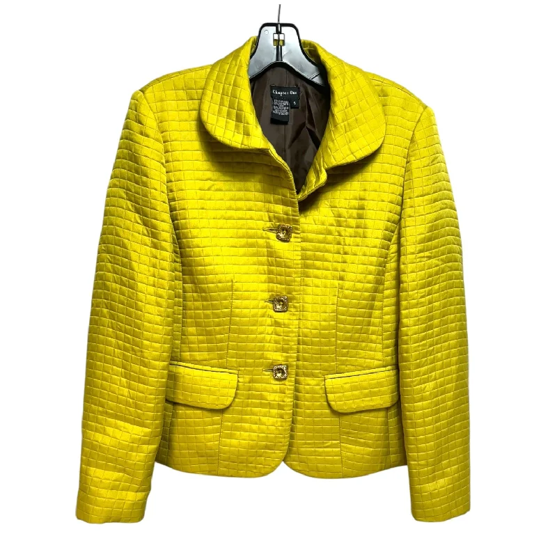 Men's adventure-ready trench coat-Jacket Puffer & Quilted By Chapter One In Chartreuse, Size: 6