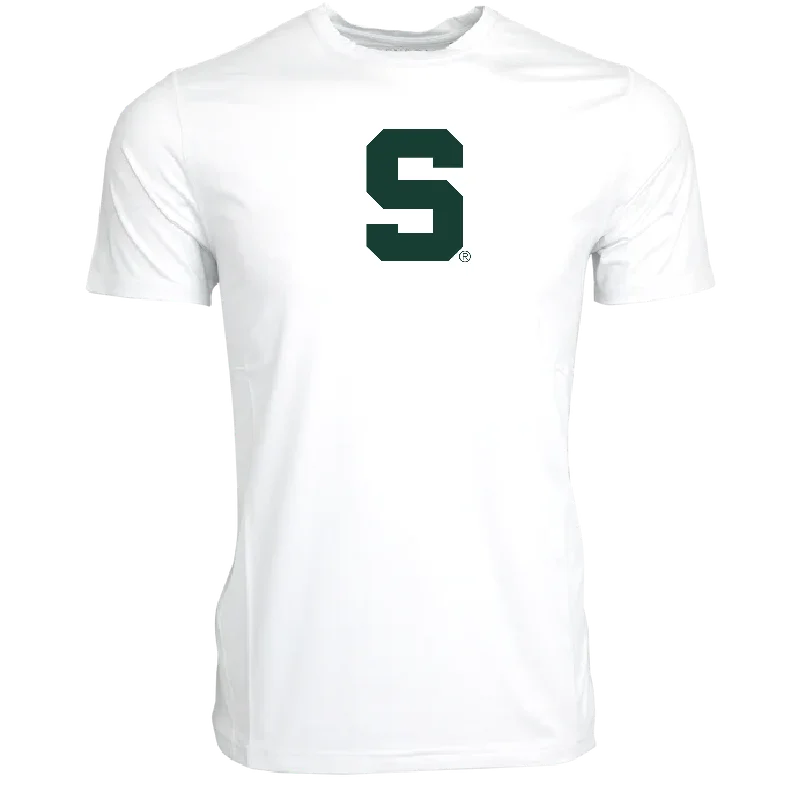 Men's street smart t-shirt-Michigan State Guide Sport Short Sleeve Tee