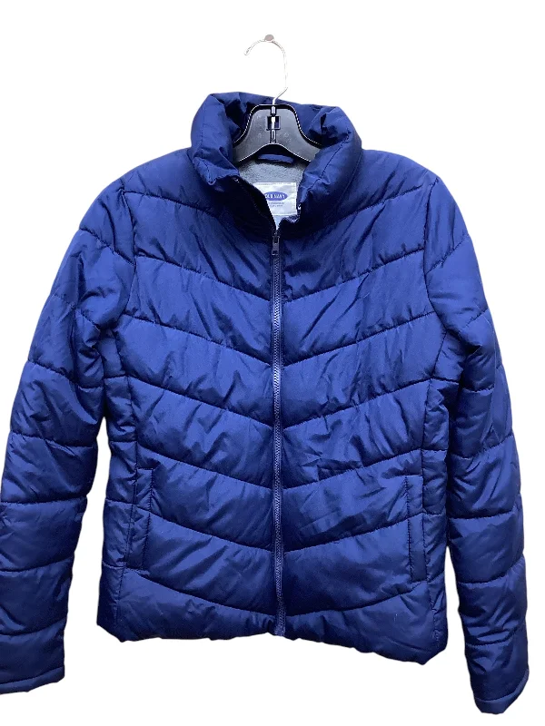 Men's gym-ready performance jacket-Jacket Puffer & Quilted By Old Navy In Blue, Size: S