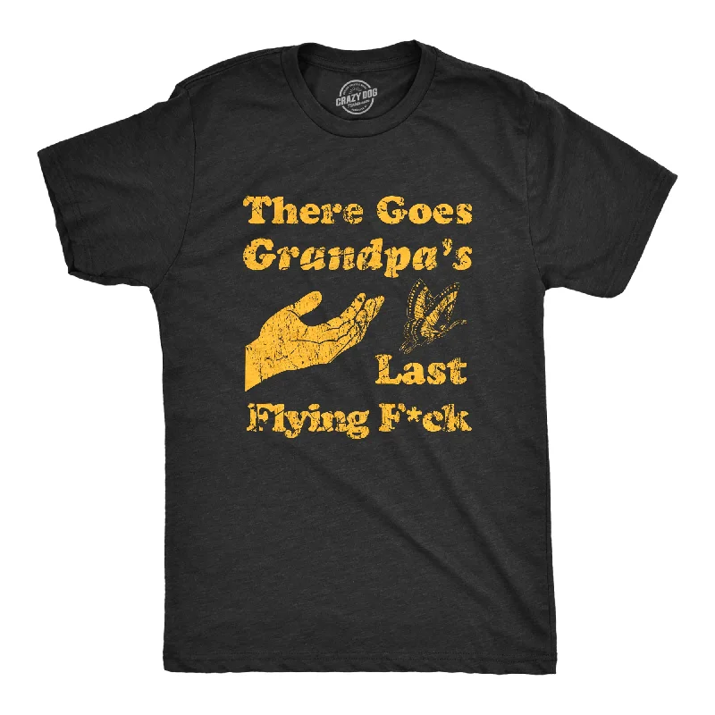 Men's anti-odor t-shirt-There Goes Grandpas Last Flying Fuck Men's T Shirt