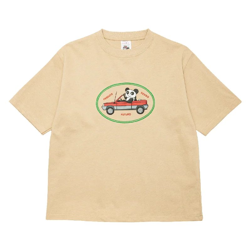 Men's innovative fabric t-shirt-Panda - Beige