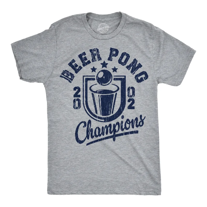 Men's innovative fabric t-shirt-Beer Pong Champions Men's T Shirt