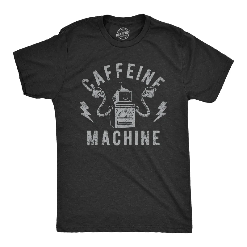 Men's street smart t-shirt-Caffeine Machine Men's T Shirt