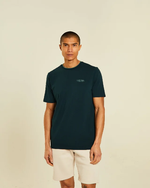 Men's quick-wicking t-shirt-Vidal Tee Midnight Green